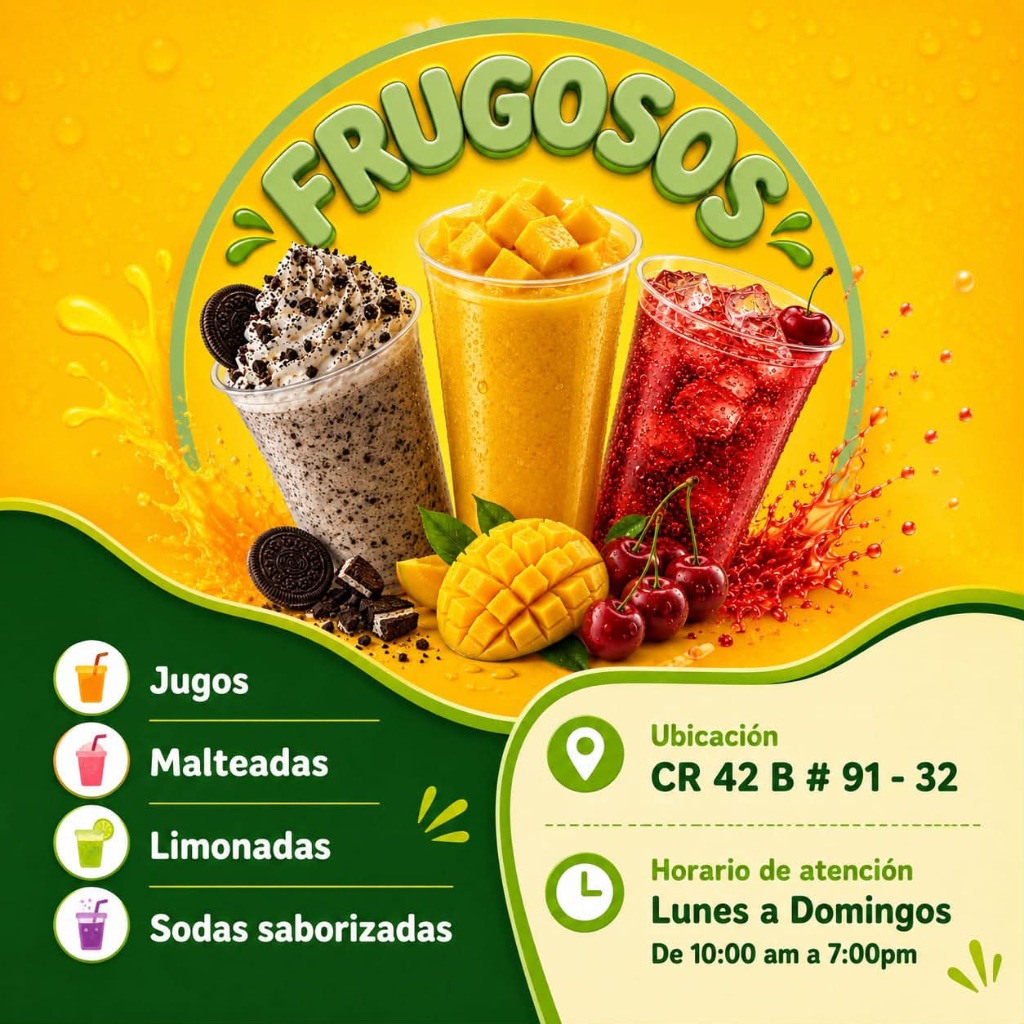 Frugosos Flyer Promocional Oficial